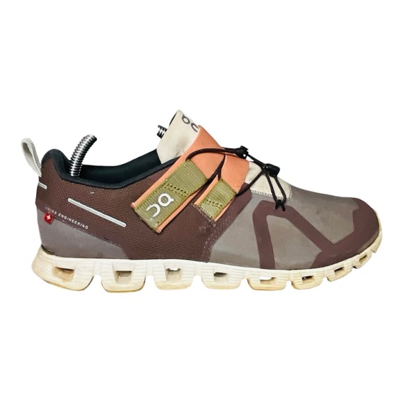 On Running Shoes - On Cloud Women's Nexus Running Sneaker Shoes Grape Zinc Spice Orange Size 9